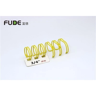 Fil de reliure à double boucle, pas 2:1, 3/4 po (19,1 mm) pour ordinateurs portables